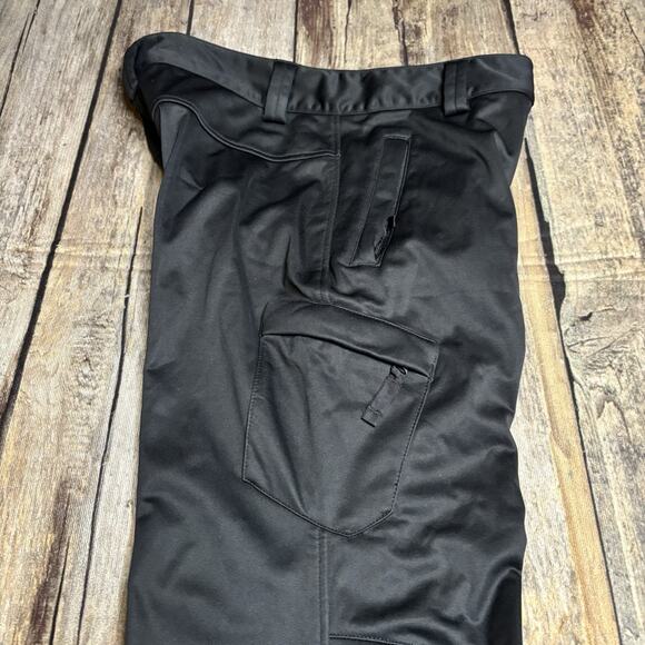 Slalom Snow Black Cargo Flare Pants Women Size Medium - Picture 7 of 10